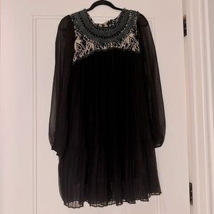 Ryu Black Lace Dress